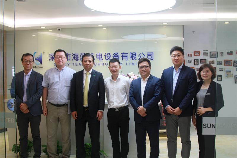 熱烈歡迎三菱電機(jī)自動(dòng)化蒞臨海藍(lán)機(jī)電參觀指導(dǎo)工作！